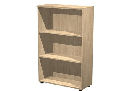 Artexport Estantería Media Presto Abierta 2 Estantes 22mm Regulables Con Trasera Roble