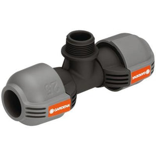 Gardena 2787-20 Sprinklersystem T 25mm> 3/4 ", Conexión Negro / Gris