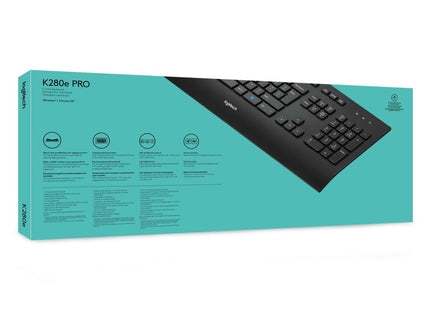 EAN 5099206046856 - Logitech K280E Pro f/ Business teclado Oficina USB QWERTY Internacional de EE.UU. Negro imagen 9