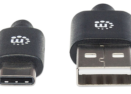 Manhattan Cable Usb C Usb 2.0, A Macho/ C Macho, 480 Mbps, 3 M, Negro