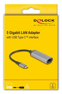 Delock 81570 Adaptador Usb Type-C A Lan Gigabit De 5