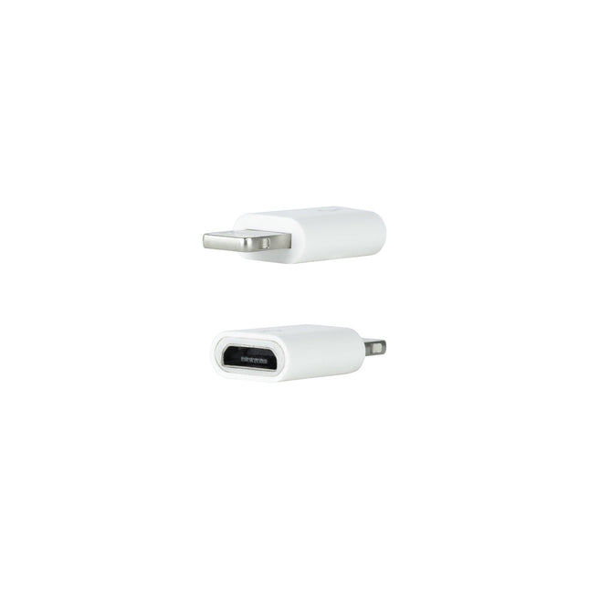 Nanocable Adaptador Lightning A Micro Usb - Lightning/M-Micro B/H - Blanco