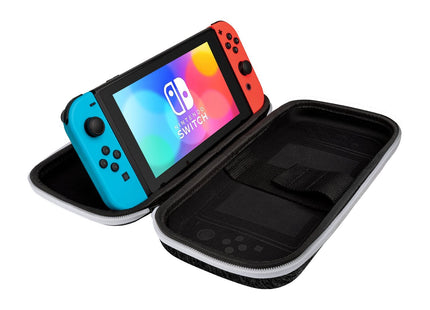 EAN 0708056068745 - PDP Slim Deluxe: Black & White Funda protectora rígida Nintendo Negro, Blanco imagen 9