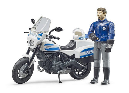 Brother Bworld Scrambler Ducati Motocicleta De Policía, Modelo De Vehículo 62731