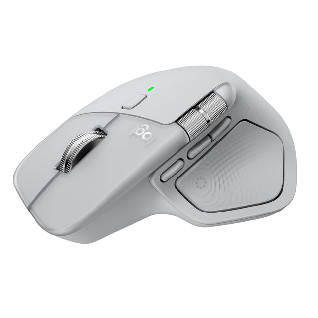 Logitech Ratón 910-007563 / Mx Mamer 4 Claro Gris
