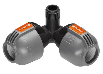 Gardena 02782-20 Codo Para Sistema De Rociadores 2x 25mm> 1/2 ", Conexión1 Pieza(S)