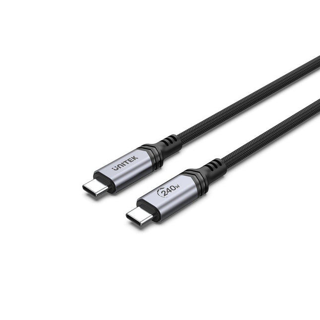 EAN 4894160048523 - UNITEK C14110GY-2M cable USB USB 3.2 Gen 1 (3.1 Gen 1) USB C Negro imagen 1