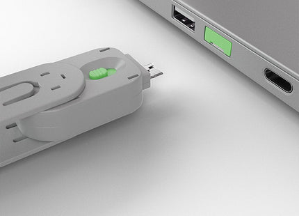 Usb Type A Port Blocker Key, Green