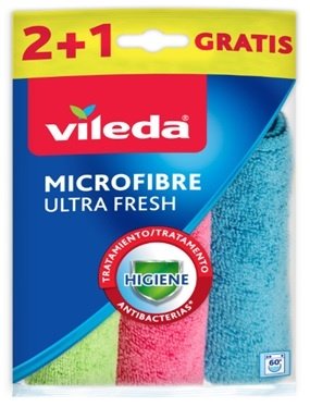 Bayeta Microfibras Ultrafresh 2+1 167602 Vileda