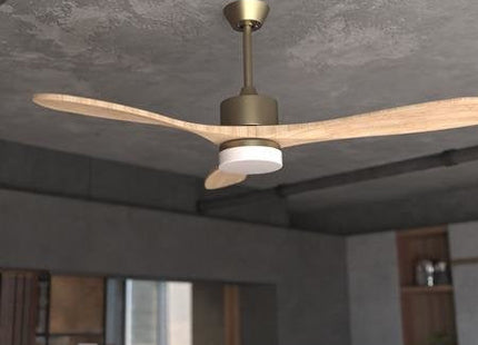 Ventilador De Techo Cecotec Energysilence Aero 5290 Golden Pro 35w 3 Aspas 132cm 5 Velocidades