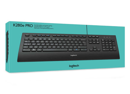EAN 5099206046856 - Logitech K280E Pro f/ Business teclado Oficina USB QWERTY Internacional de EE.UU. Negro imagen 11
