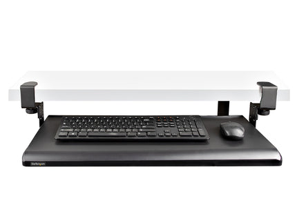 Startech.Com Teclado-Tray-Clamp1 Estacion De Trabajo Sentado O De Pie