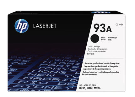 Hp Cartucho De Tóner Original 93a Laserjet Negro