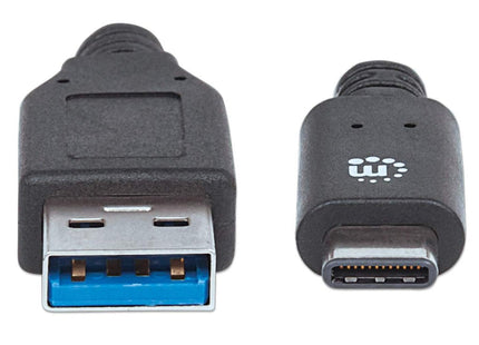EAN 0766623353373 - Manhattan 353373 cable USB USB 3.2 Gen 2 (3.1 Gen 2) 1 m USB A USB C Negro imagen 3
