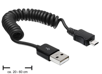 EAN 4043619831623 - DeLOCK USB 2.0-A/USB micro-B 0.6m cable USB 0,6 m USB A Micro-USB B Negro imagen 1