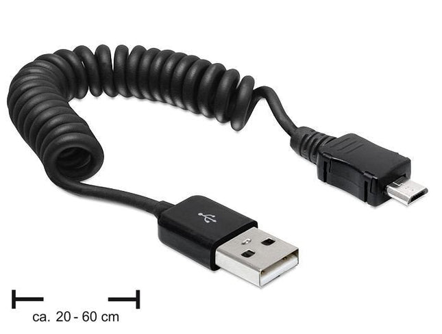 EAN 4043619831623 - DeLOCK USB 2.0-A/USB micro-B 0.6m cable USB 0,6 m USB A Micro-USB B Negro imagen 1