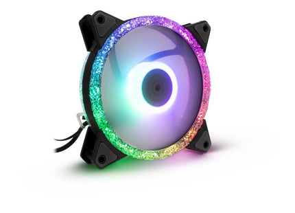 Ventilador Inter-Tech 120 * 120 * 25 Argus Rs-071 Rgb, Kristall-Effek Retail
