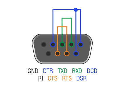 Delock Adaptador Rs-232 Db9 Hembra Loopback
