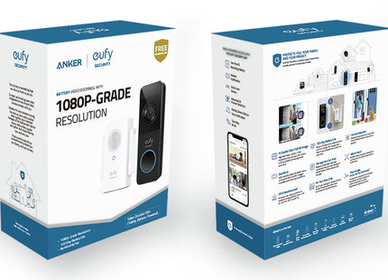 Videoportero Inteligente Eufy Video Doorbell 1080p Con Batería