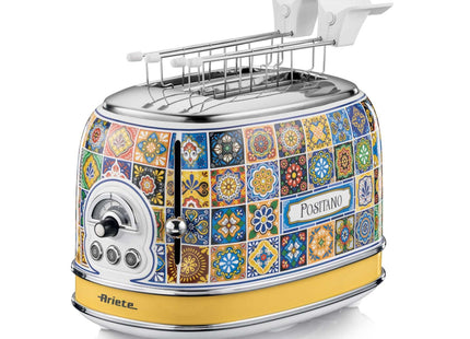 Tostadora Ariete 0155/0p 6 2 Rebanada(S) 815 W Multicolor, Amarillo