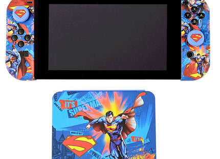 Fr-Tec Carcasas Duras Protectoras Para Joycons De Superman Para Nintendo Switch - Grips Con Relieve Del Logo De