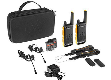 Walkie-Talkie Motorola Tlkr-T82extreme Negro Pack2 Pmr446/10km/16canales/Clip Cinturon/Vox/Impermeabl B8p00811ydemag