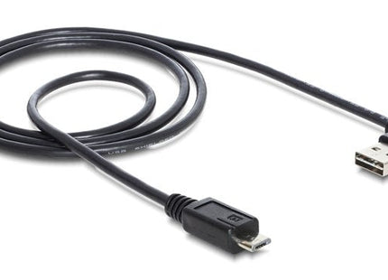Delock Cable Easy-Usb 2.0-A Male Angled A Usb 2.0 Micro-B 2m