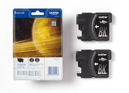 EAN 5014047561238 - Brother LC1100BKBP2 cartucho de tinta 2 pieza(s) Original Negro imagen 3