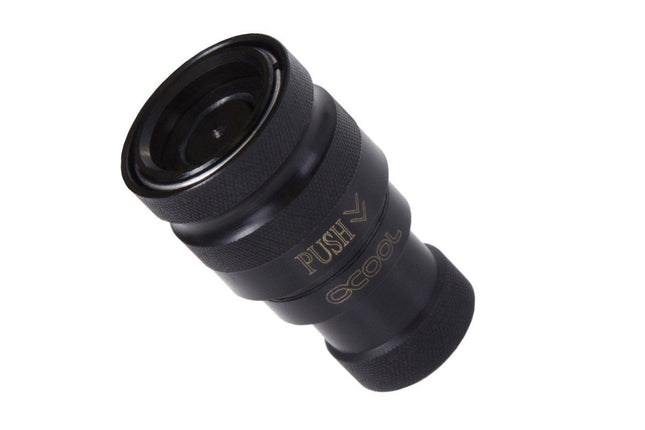 Alphacool Icicle Acoplamiento De Liberación Rápida G1/4 Ig - Negro Profundo (Negro Mate))