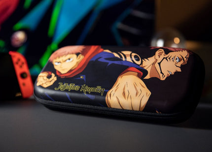 Funda Konix Switch Jujutsu Kaisen Compatible Con Switch Y Version Lite Red Para Amacenaje Color Negra