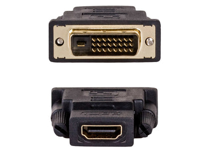 Akyga Adaptador Ak-Ad-41 Dvi-D Dual Link M - Hdmi F Black Color - Adapter - Digital/Display/Video Dvi 24+1