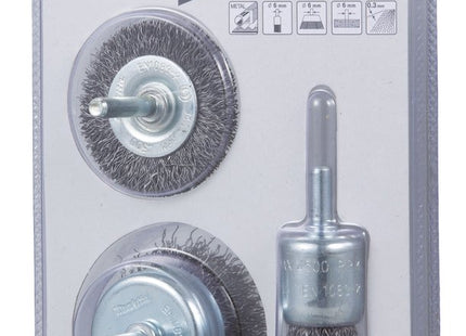 Makita D-66070 Rundbürsten-Set 3tlg. Stahl