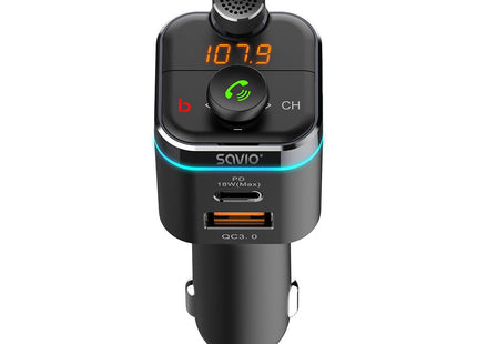 EAN 5901986046349 - Savio TR-12 transmisor FM 87,6 - 107,9 MHz Bluetooth Negro imagen 3