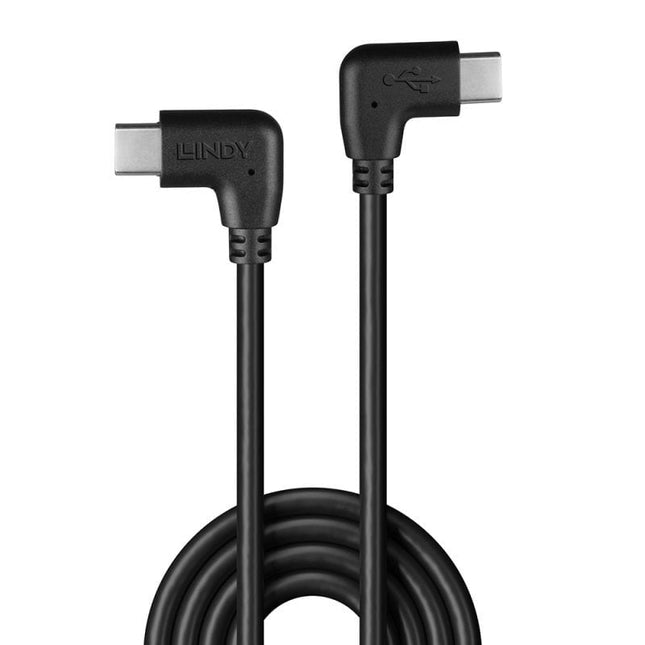 Cable  Lindy 32008 Usb 2.0 0,5 M Usb C Negro