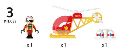 Brio World World Fire Department Helicóptero  33797