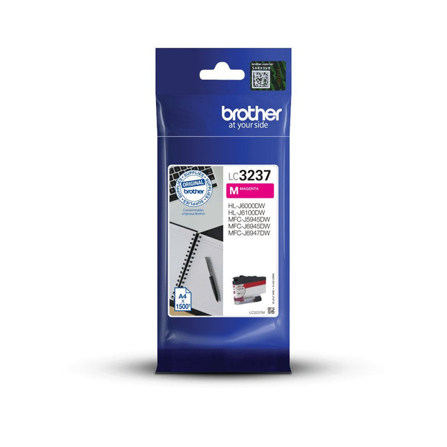 Tinta Original Brother Lc3237bk Magenta 1500pg
