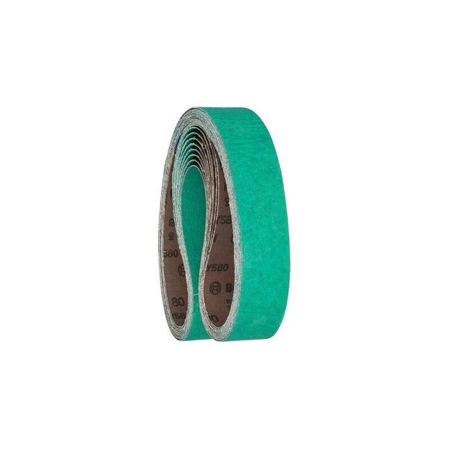 Banda De Lijado Bosch Professional Y580 Best For Inox, 40x760mm, K80 10 Piezas, Para Lijadoras De Banda Para Tubos 2608608z43