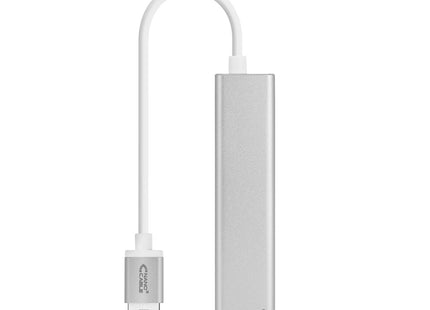Nanocable Conversor Usb 3.0 A Ethernet Gigabit + 3xusb 3.0 - Aluminio - 15 Cm - Plata