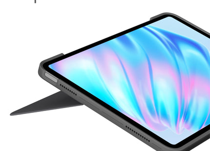 Logitech Combo Touch Caja De Teclado Y Folio Con Panel Táctil Luz Trasera Apple Smart Connector Qwerty Español Gris Oxford