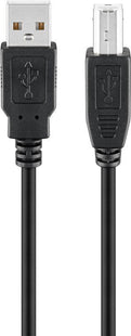 EAN 4040849689017 - Goobay 68901 cable USB USB 2.0 3 m USB A USB B Negro imagen 1