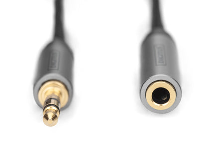 EAN 4016032481300 - Digitus DB-510210-030-S cable de audio 3 m 3,5mm Negro imagen 2