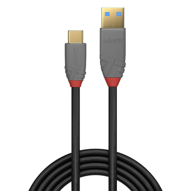 Cable  Lindy 36919 Usb 3 M Usb C Usb A Negro