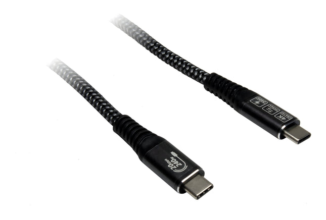 EAN 4260455649520 - Inter-Tech 88885673 cable USB USB 3.2 Gen 2x2 1,5 m USB C Negro imagen 1