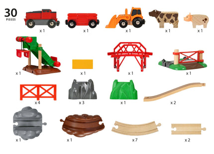 Brio Conjunto Tren De La Granja De 63398400