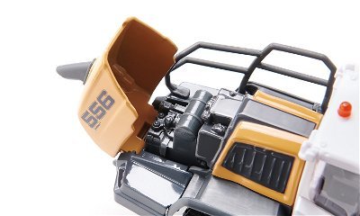 Cargadora De Ruedas Siku Super Liebherr L 566, Modelo De Vehículo Amarillo/Gris 4006874035618