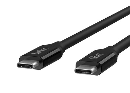 Cable Belkin Inz001bt0.8mbk Usb4 Usb-C Usb-C Pd 100w  40gbps 0.80m