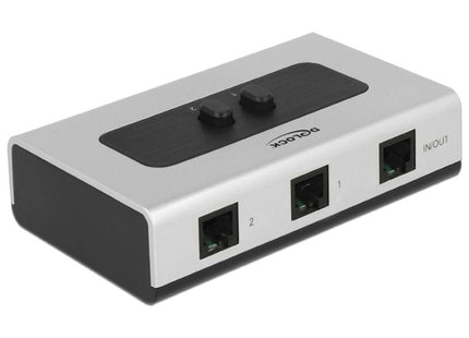 Delock 87698 Conmutador Bidireccional Manual Rj11 De 2 Puertos