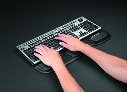 Fellowes 9182801 Descansa Muñecas Espuma, Poliuretano Negro