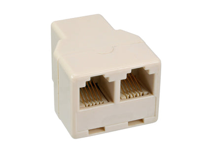 Distribuidor Modular Inline 1x Conector Rj12 A 2x Rj12 Hembra