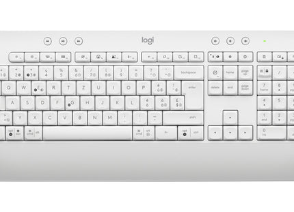 Logitech Signature Mk650 Combo For Business Juego De Teclado Y Ratón Inalámbrico Bluetooth Le Qwertz Suizo Blanco Hueso